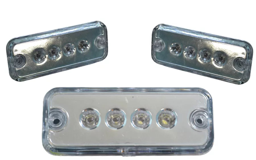 4 LED диоден габарит, БЯЛ - 24V