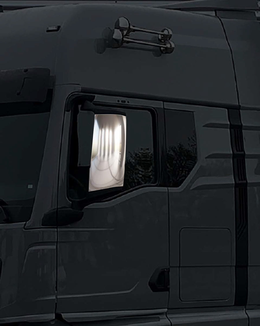 Капаци за огледала за MAN TGX 2021+, огледална неръждавейка