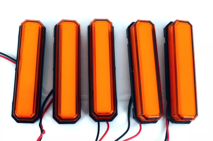 Жълт LED неон габарит, 12/24V