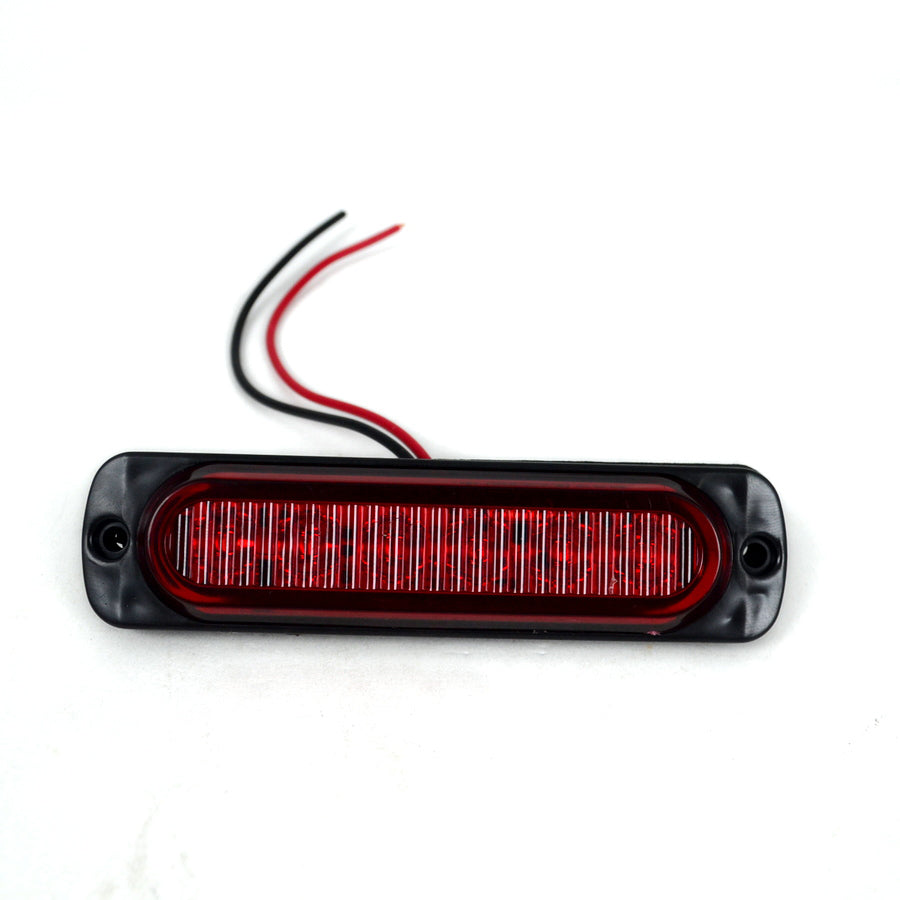 LED блиц габарит Пътна помощ, 12/24V, червен