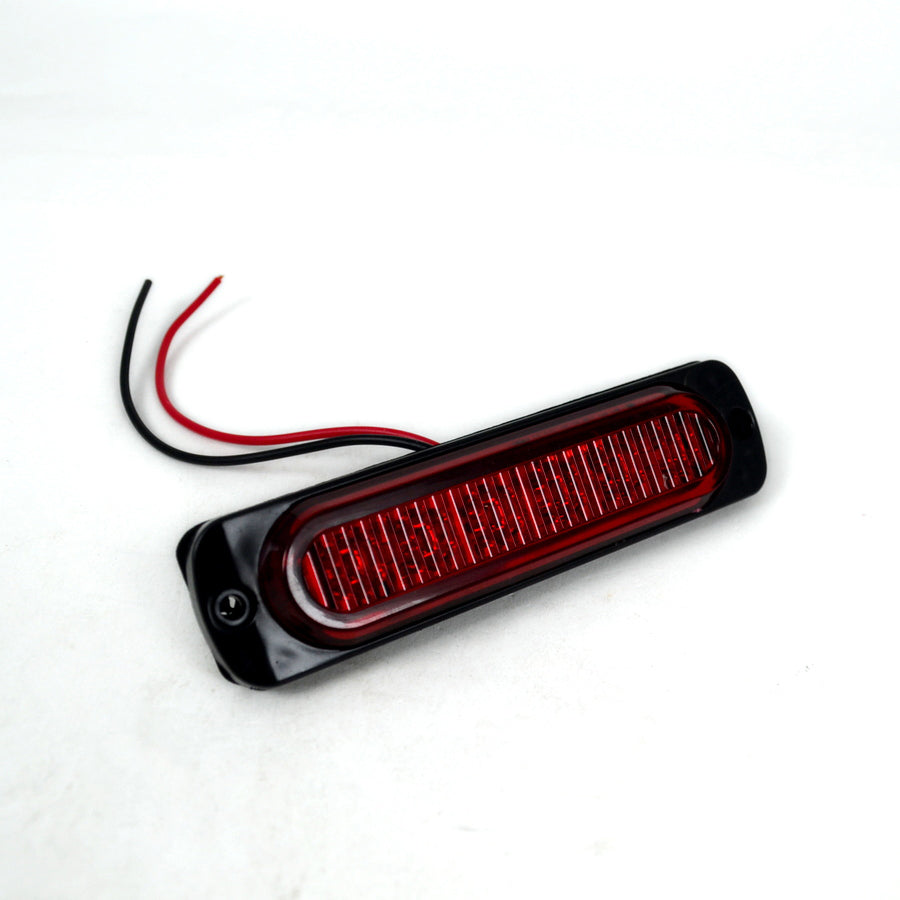 LED блиц габарит Пътна помощ, 12/24V, червен