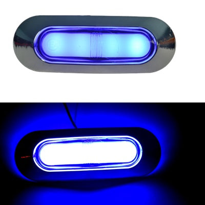Неон габарит LUX, синьо стъкло, 24V