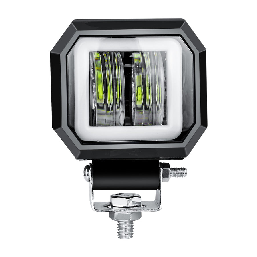 7D LED Халоген 7.6см Диодна Работна Лампа Диоден Фар Прожектор Задна Светлина 20W 1000lm 12V/24V
