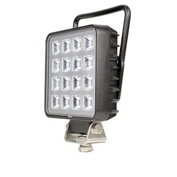 16W 1380lm LED ЛЕД Диоден Фар Работна Лампа Прожектор С Дръжка и Ключ