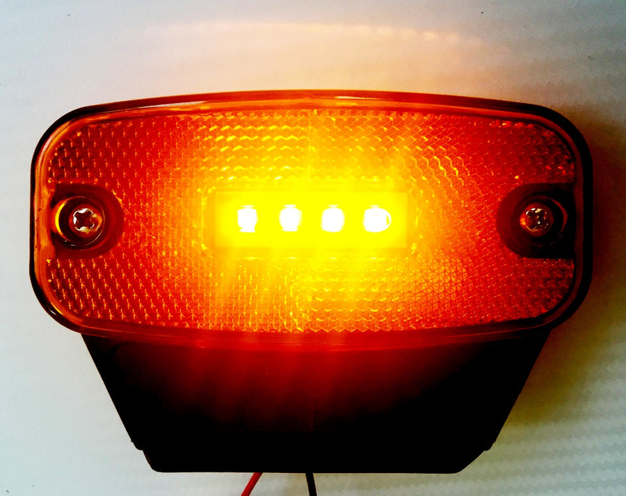 LED габарит тип Krone жълт, с 3 диода