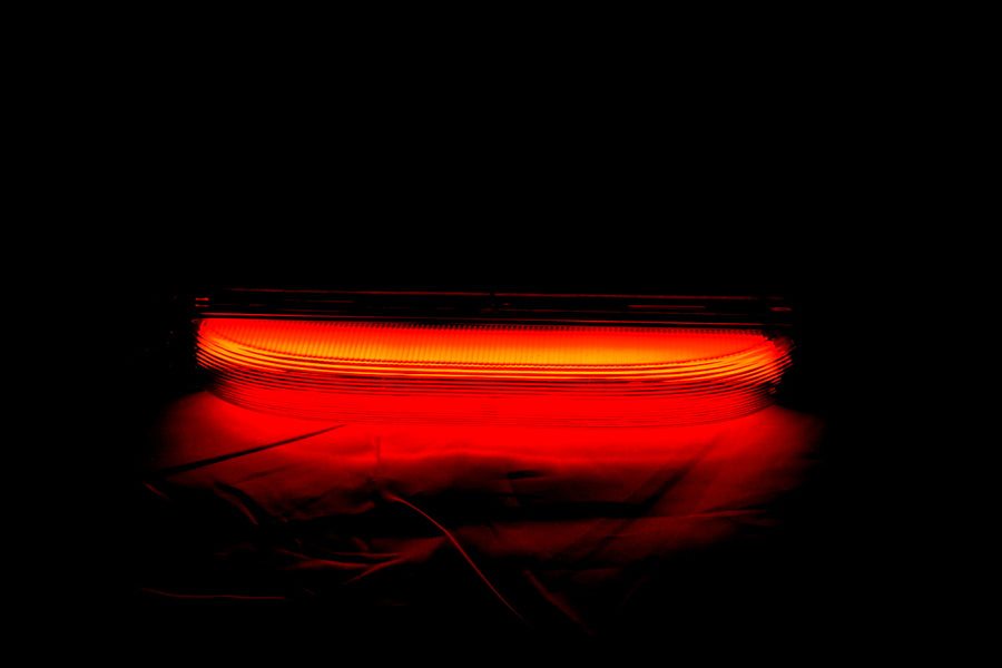 Дълъг NEON габарит тип стоп 24V, червен мат