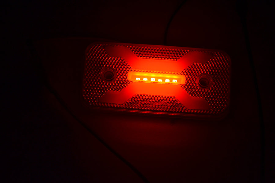 Диоден LED габарит Spider, 24V, червен, 30 диода
