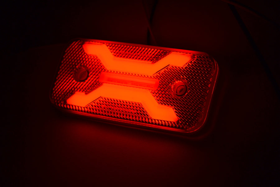 Диоден LED габарит Spider, 24V, червен, 30 диода