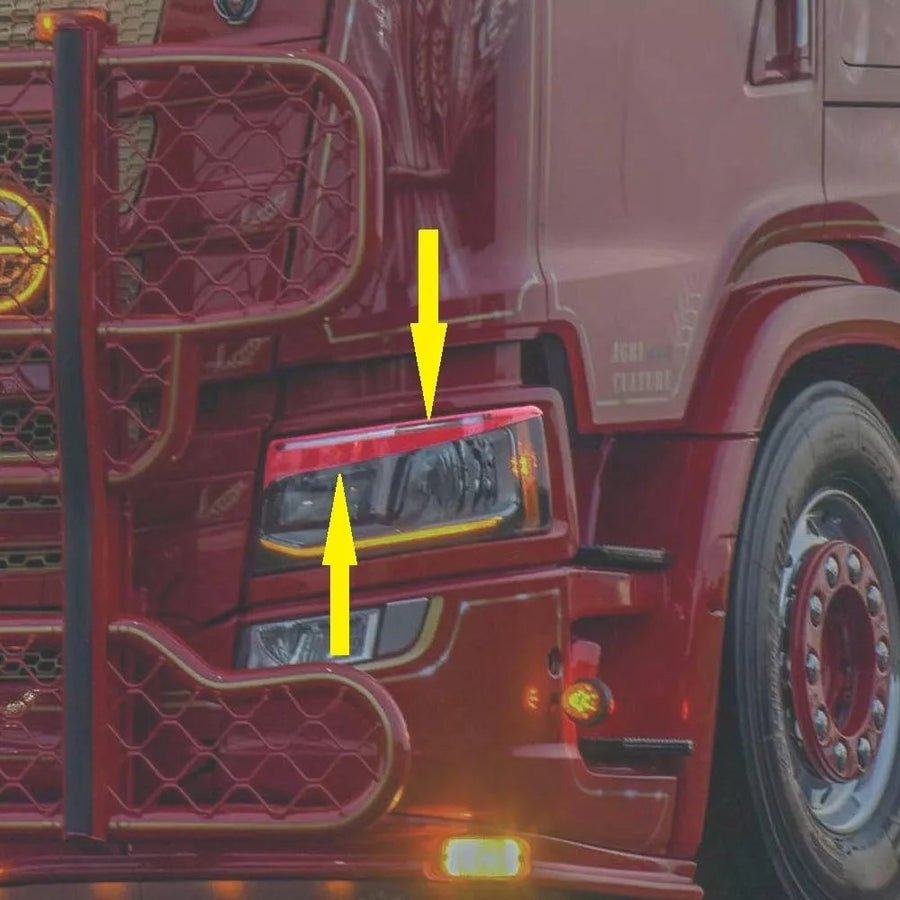 Пластмасови вежди за Scania S/R 2017+