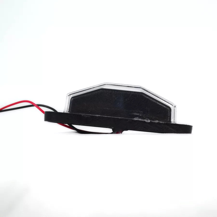 Черно мини LED осветление за номер с 4 диода, 24V