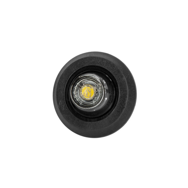 LED габарит, кръгъл Eagle Eye 12/24V, smoked- БЯЛ