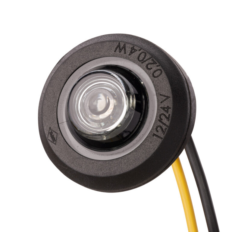 LED габарит , кръгъл Eagle Eye 12/24V, smoked - оранжев