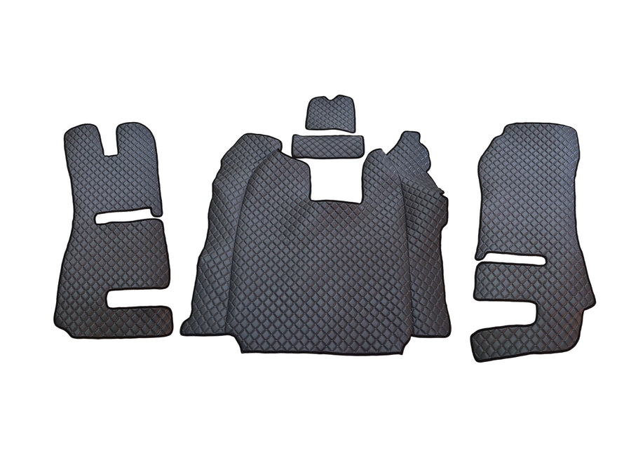 Кожени стелки за SCANIA R RECARO , автоматик със сгъваема пасажерска седалка - сиви