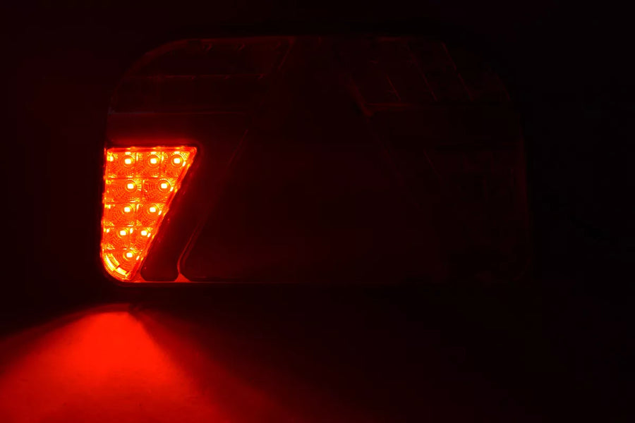 Ляв LED Неон стоп и триъгълен reflex. 241мм, 12/24V