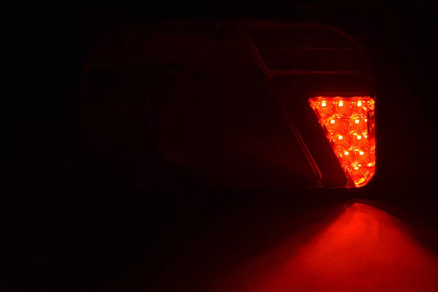 Ляв LED Неон стоп и триъгълен reflex. 241мм, 12/24V