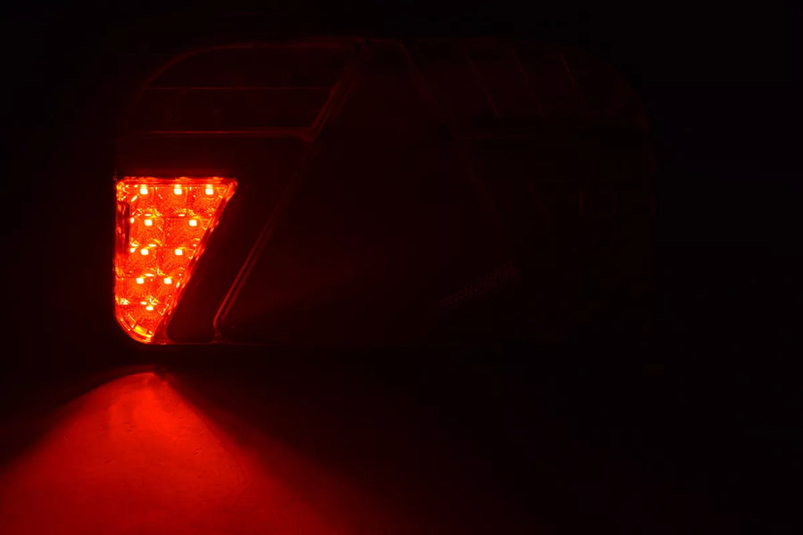 Десен LED Неон стоп и триъгълен reflex. 241мм 12/24V