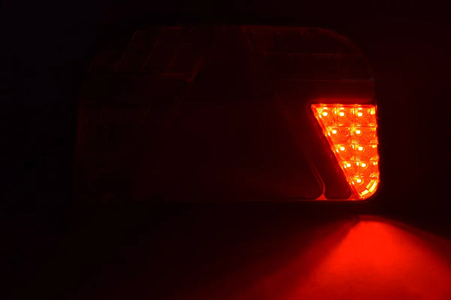 Десен LED Неон стоп и триъгълен reflex. 241мм 12/24V