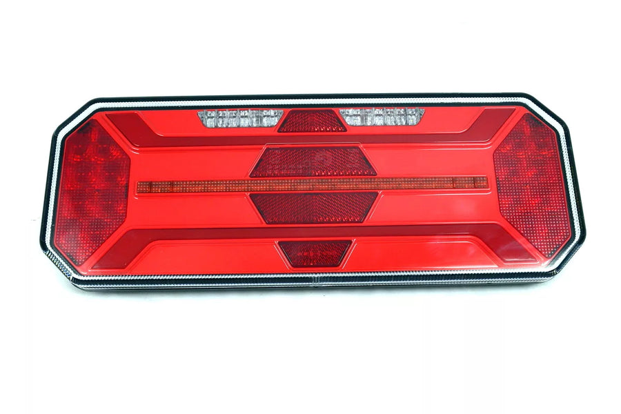 ЛЯВ LED NEON стоп с 5 функции, динамичен мигач, 12/24V, 35см
