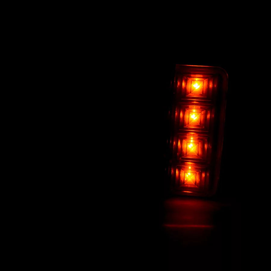 Малък LED стоп за ремарке, 12V, 120х95мм, 8 диода, 1бр, е-маркиран