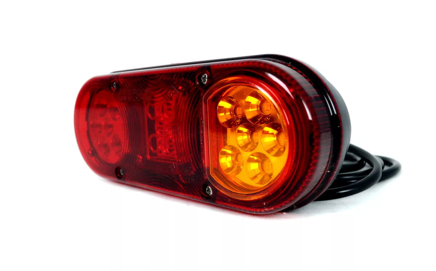 LED стоп овал с три функции, ДЕСЕН, 12/24V