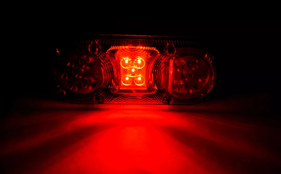 LED стоп овал с три функции, ДЕСЕН, 12/24V