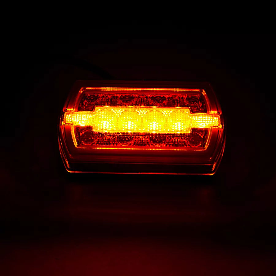 Мини LED неон стоп за ремарке/камион, овал 12/24V, ляв - десен