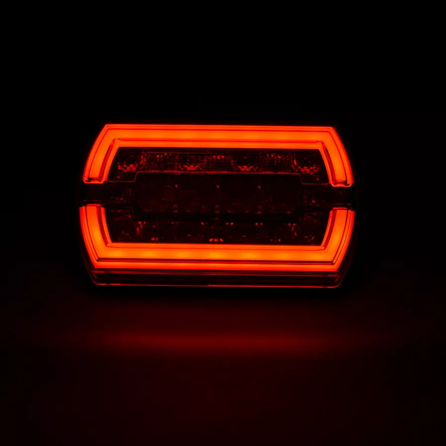 Мини LED неон стоп за ремарке/камион, овал 12/24V, ляв - десен