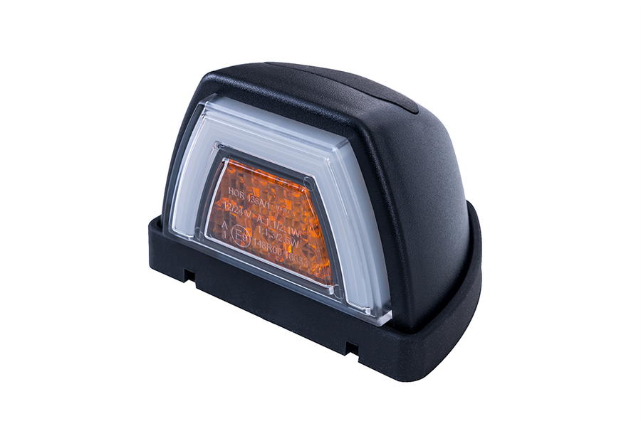 LED/NEON габарит за покрив – 12/24V, комбинирана бяла NEON и жълта LED