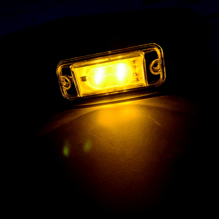Жълт LED габарит за сенник за Mercedes Actros MP2/MP3