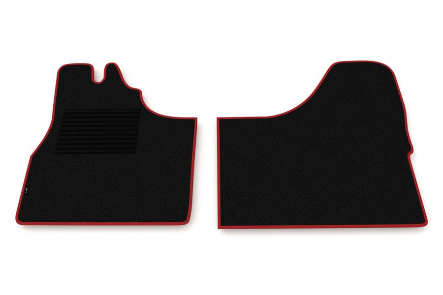 Мокетени стелки за IVECO DAILY IV (01.2006-12.2010) & IVECO DAILY V (01.2011-12.2014), червени