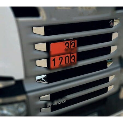 Комплект ъгли на предна решетка за Scania G400, 12 части