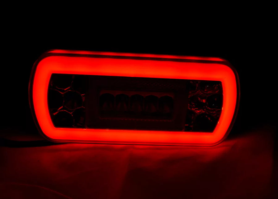 Овал LED Неон диоден стоп, 220/100mm, 12V