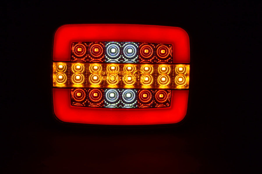 Малък LED Стоп, Неон, 12V