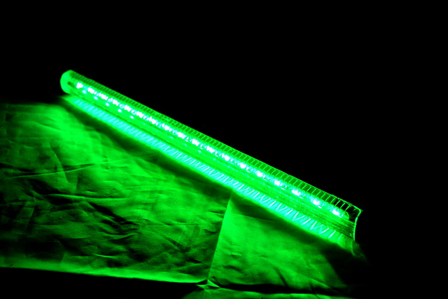 Дълга интериорна LED лампа зелена, 12V