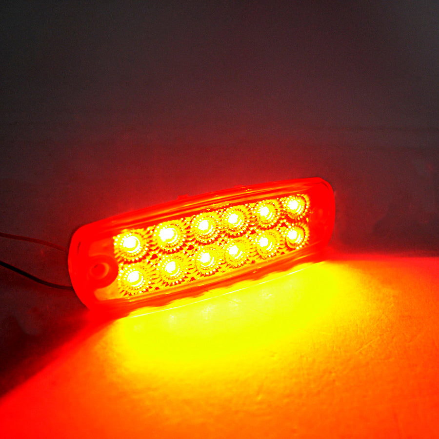Блиц габарит за Пътна помощ, червен, мигаща светлина, 12/24V