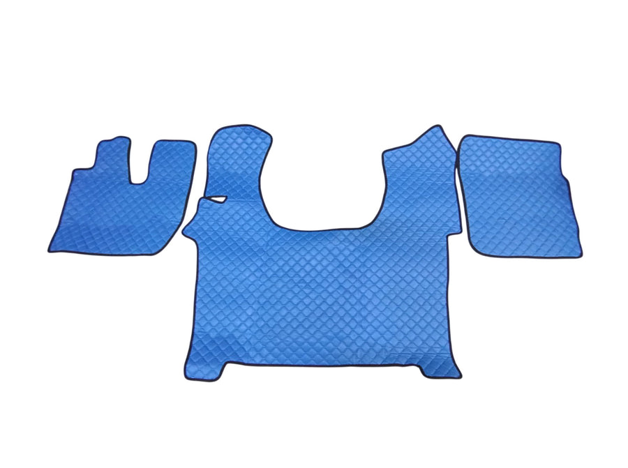 Кожени стелки за IVECO STRALIS S-WAY 2019 - СИНИ, Non slip