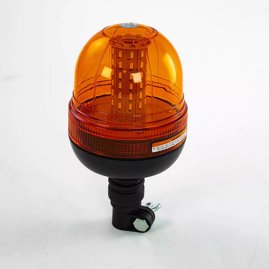 Оранжев LED маяк 12–30V за стойка | Диоден блиц