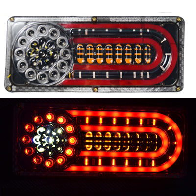 LED неон стоп, с кръг и овал, 24V