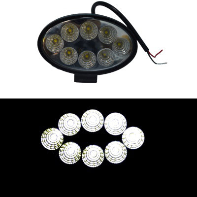 LED халоген - прожектор алуминий 8 диода, 24W