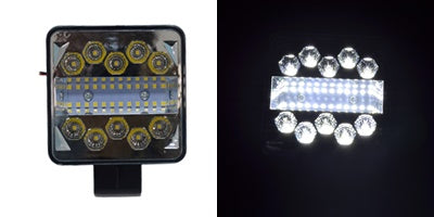 Kвадратен LED халоген- прожектор алуминий 34 диода, 34W