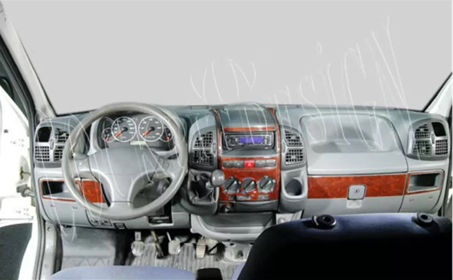 Силиконов стикер Махагон за Fiat Ducato/Citroen Jumper/Peugeot Boxer 2002-2006, 12 части