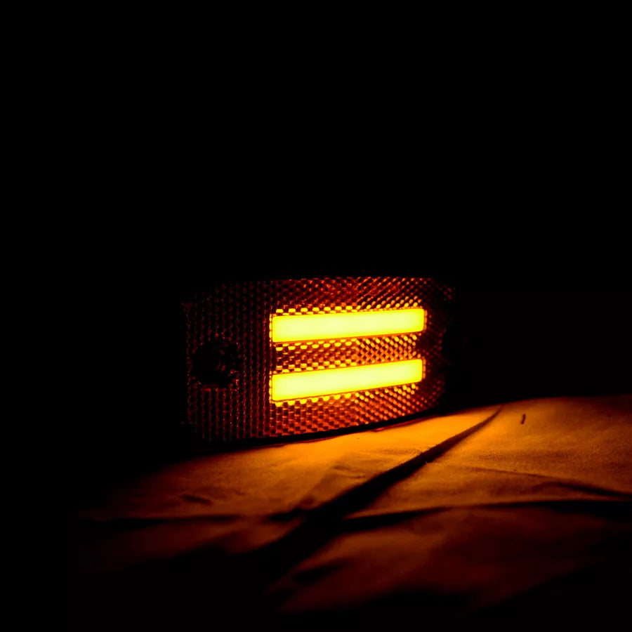 LED габарит Krone, жълт с 2 ленти, 24V - НЕОН