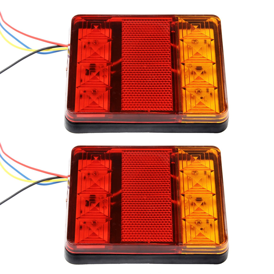 Комплект LED Диодни стопове, стоп светлини, задни светлини 12V-24V за бус камион ТИР ремарке каравана платформа