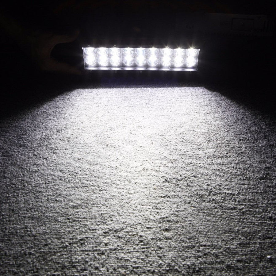 Универсален 54W Лед LED Халоген Фар Работна Лампа 12V - 24V с Комбинирана Светлина за автомобил офроуд бус ван камион