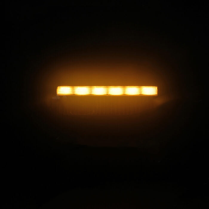 LED бар за вграждане с 5 функции. с аварийна светлина, 12V/24V, 15см