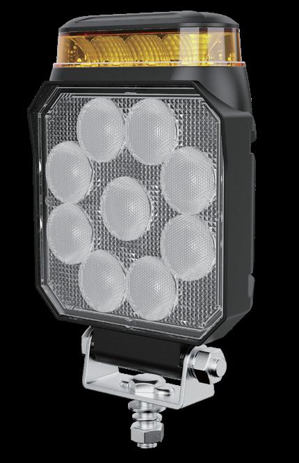 LED работна лампа с аварийни светлини, SPOT, бяла