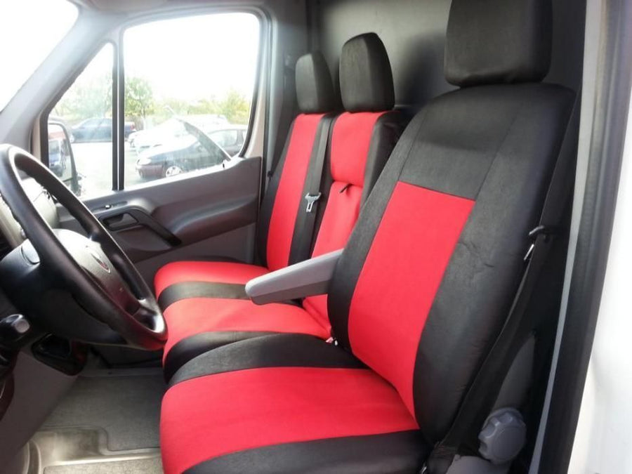 2+1 Калъфи тапицерия за предни седалки за Мерцедес Спринтер Mercedes Sprinter, Фолксваген Крафтер Volkswagen Crafter TAP117
