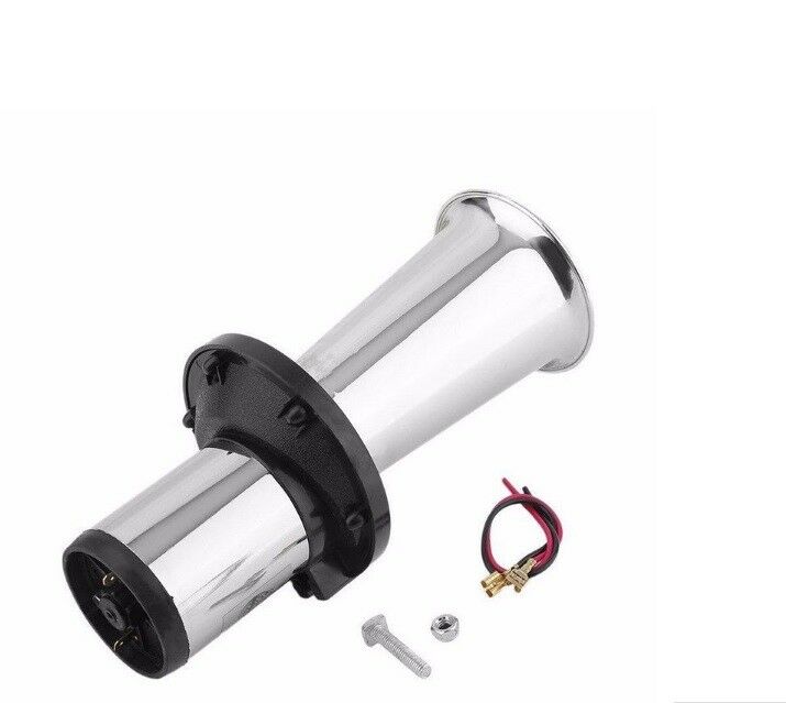 Ретро тромба клаксон с компресор подходящ за всички превозни средства на 12V 110dB 22.5 см.