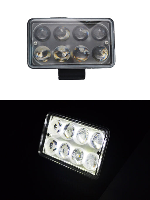 LED прожектор, мощна работна лампа 32W, 10/30V два режима къси и дълги