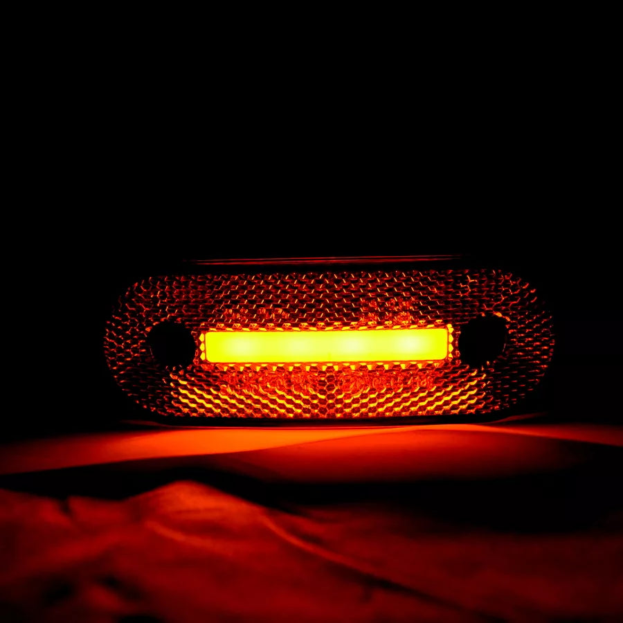 LED габарит с една неонова лента, 12/24V - Оранжев